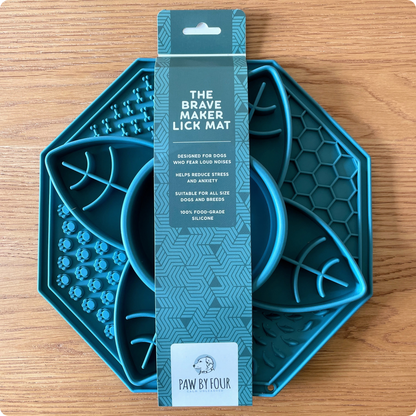 The Brave Maker | Dog Lick Mat for Anxious Dogs who need to feel Braver