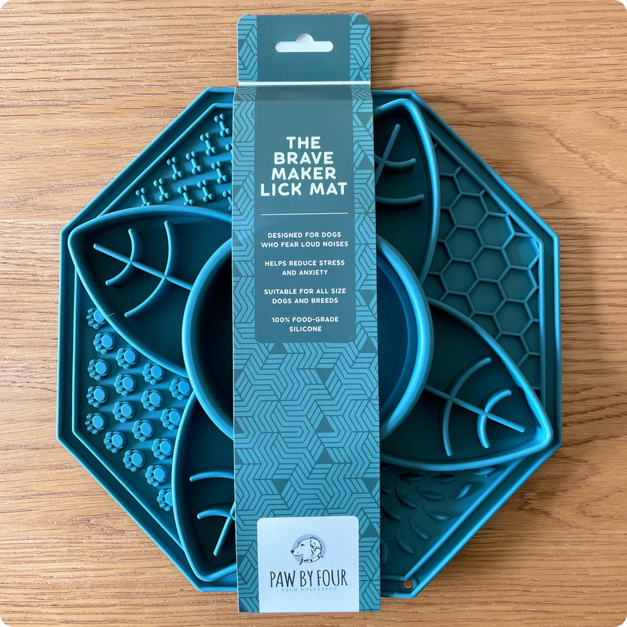 The Brave Maker | Dog Lick Mat for Anxious Dogs who need to feel Braver