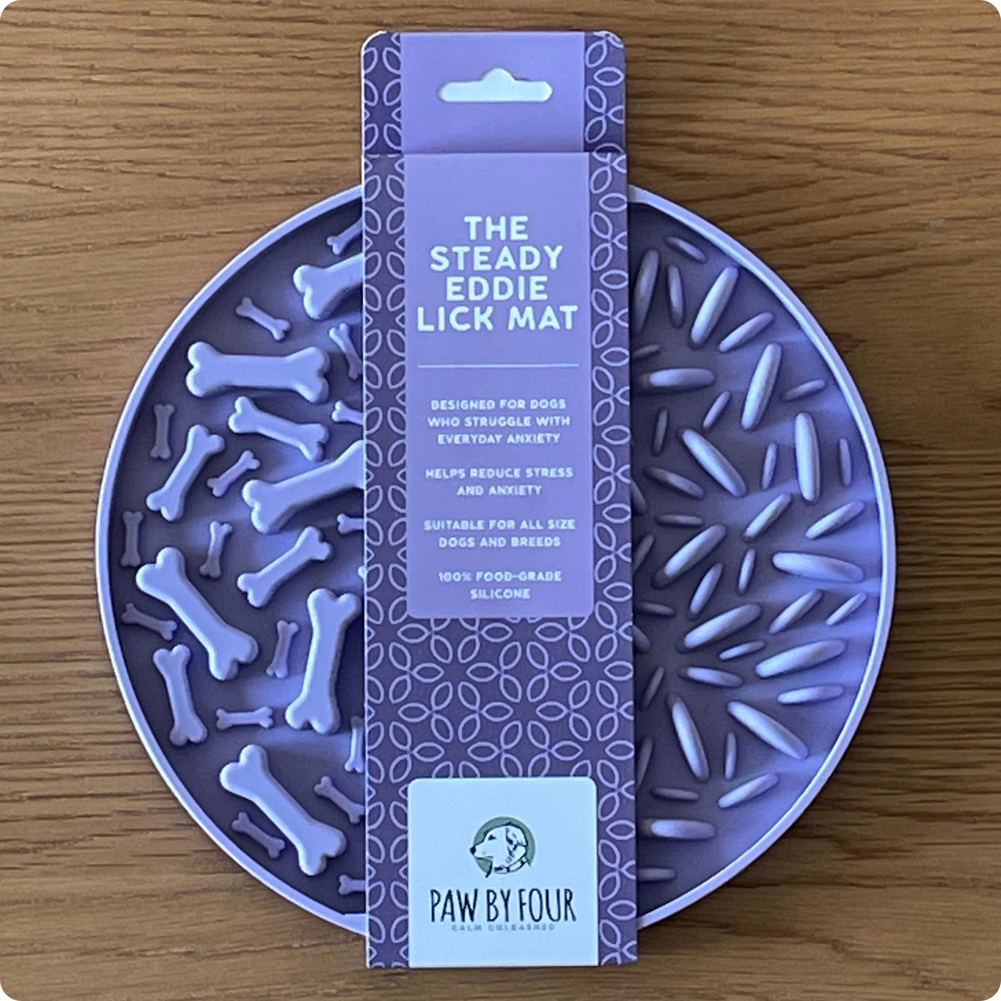 The Steady Eddie | Dog Lick Mat for Separation Anxiety