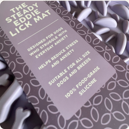 The Steady Eddie | Dog Lick Mat for Separation Anxiety