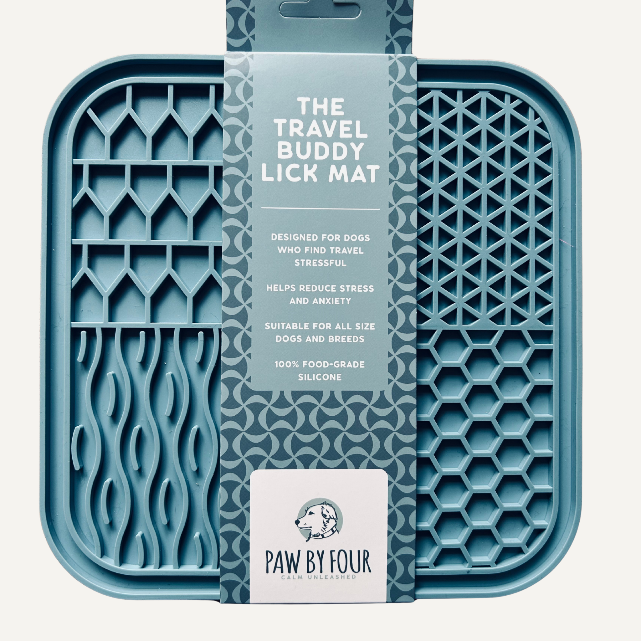 The Travel Buddy | Dog Lick Mat for Travel and Anxiety