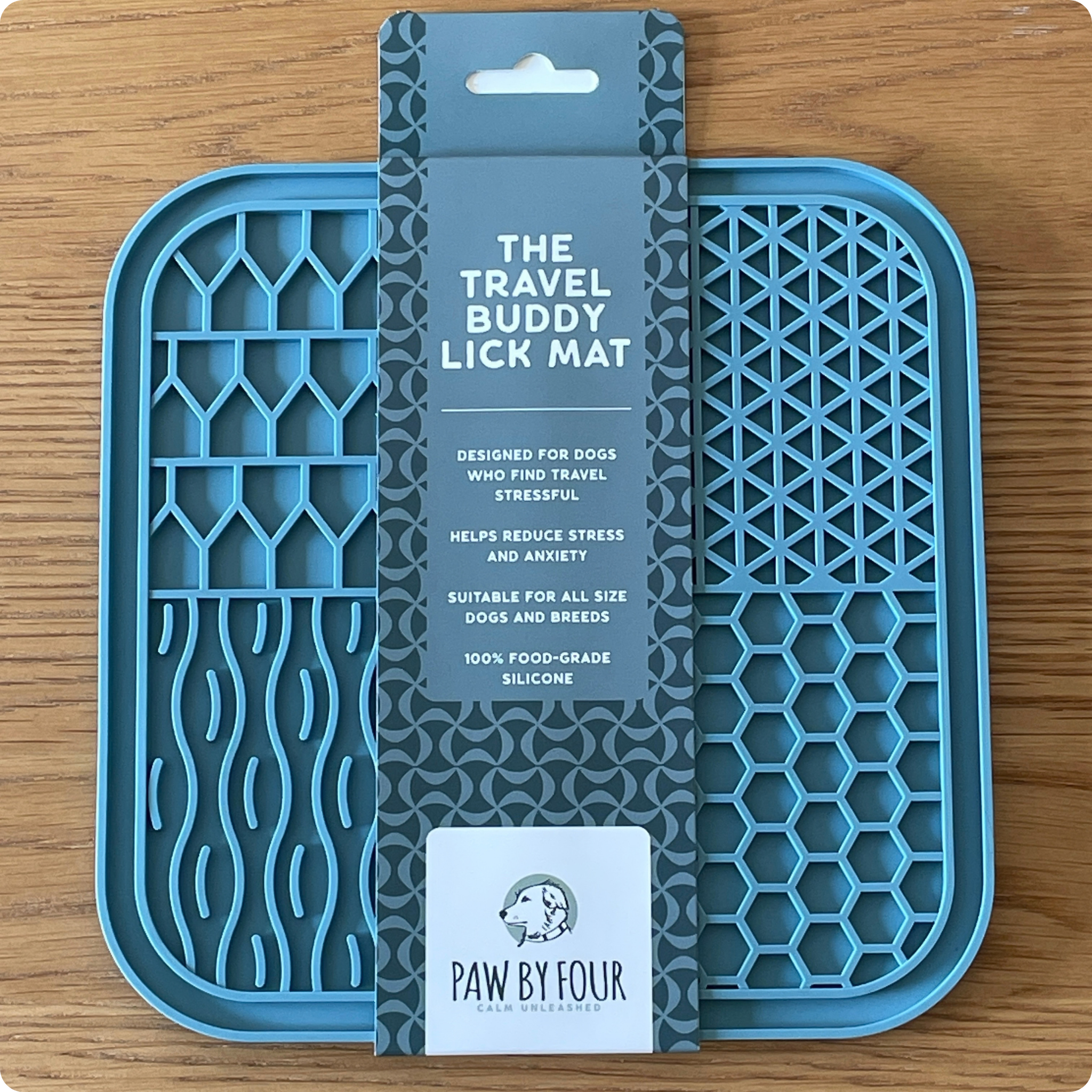 The Travel Buddy | Dog Lick Mat for Travel and Anxiety