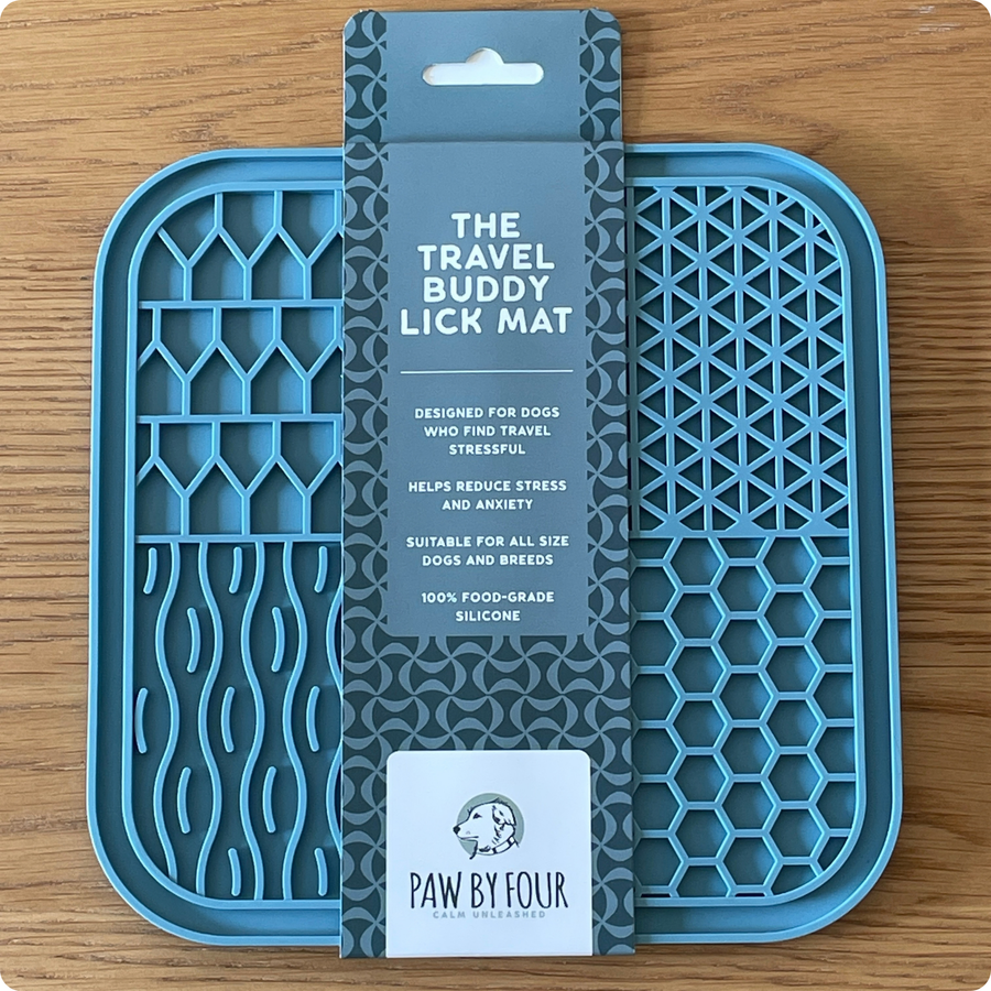 The Travel Buddy | Dog Lick Mat for Travel and Anxiety